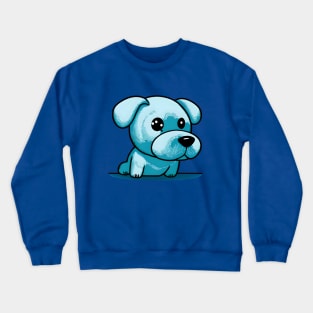 Blue Poodle Crewneck Sweatshirt